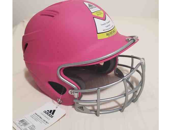 Adidas softball adjustble batting helmet (fits sizes 6 3/8 to 7 5/8) - Photo 1