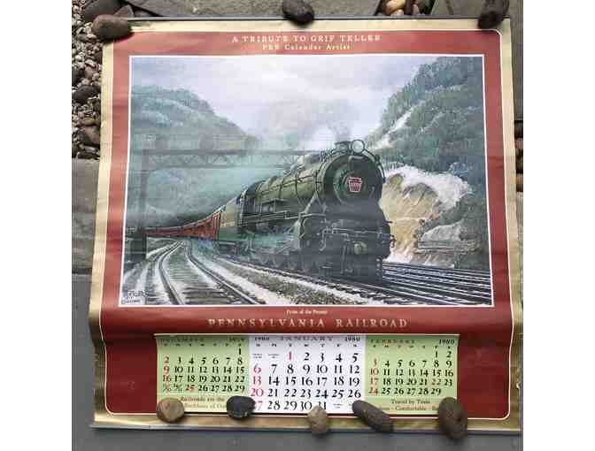 1980 Original Pennsylvania Railroad Calendar A Tribute to Grif Teller PRR Calendar Artist - Photo 1