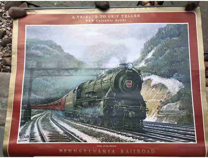 1980 Original Pennsylvania Railroad Calendar A Tribute to Grif Teller PRR Calendar Artist - Photo 2