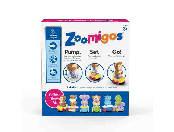 Complete Set of SIX Zoomigos Toys!
