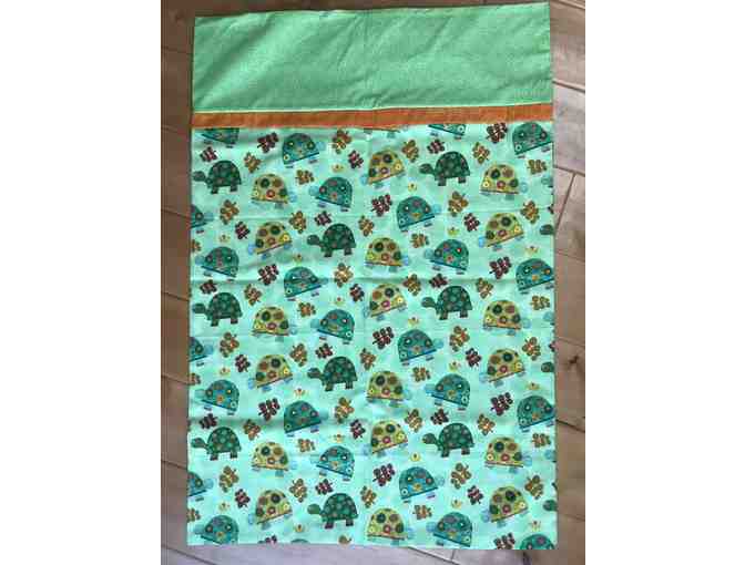 One-of-a-Kind Adorable Turtle Pillowcase