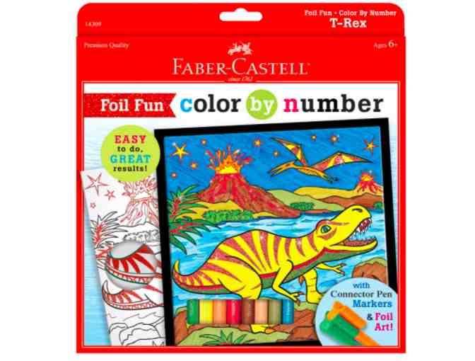 Faber-Castell Color by Number Foil Fun - T-Rex