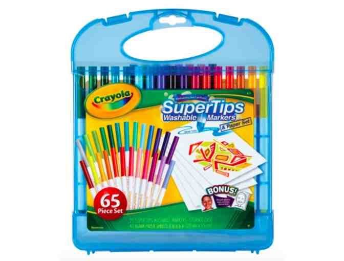 Crayola Super Tips Washable Markers and Drawing Paper