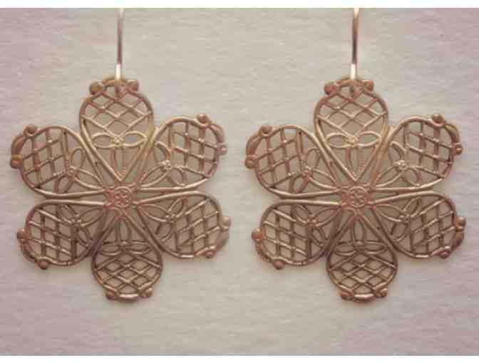 Fiore Vintage Filigree Earrings by BEATRIXBELL