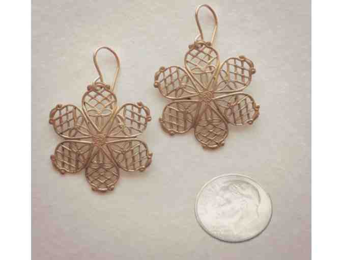Fiore Vintage Filigree Earrings by BEATRIXBELL