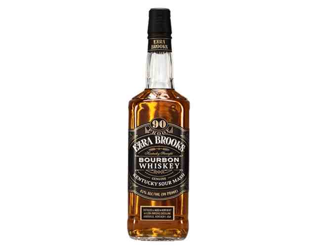 Ezra Brooks Black 90 Proof Kentucky Bourbon 1L