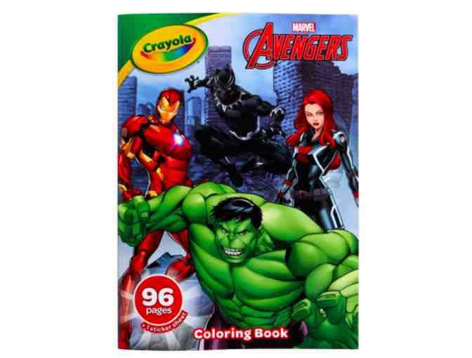 Crayola Giant Coloring pages- Avengers, Planes, and TMNT