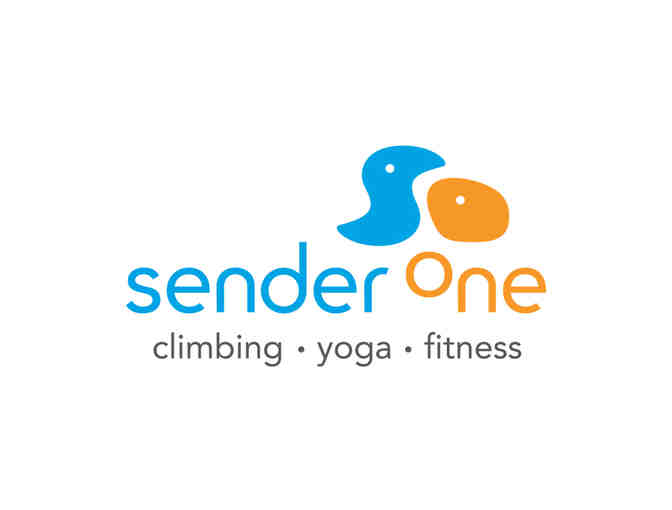 Certificate to Sender One for either one climbing class for 2 or general admission for 2