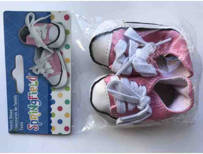 Jacket, Hoodie and 3 pairs of shoes for American Girl (or any 18-inch) doll