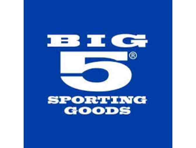 $25 gift card to Big 5 Sporting Goods