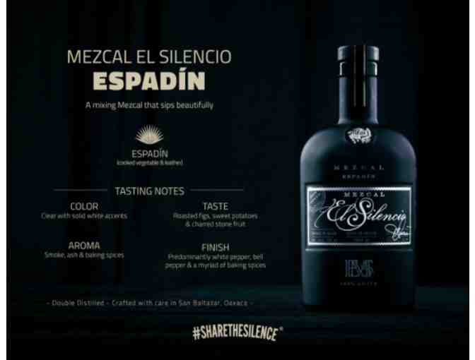 Dahila Cristalino Tequila 1 bottle and Mezcal El Silencio Espadin (black) 1 bottle