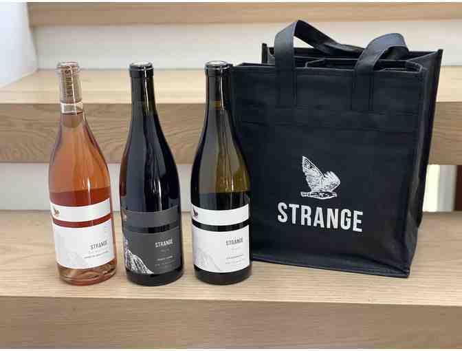 3 bottles of wine + Wine Tasting for 2 at Strange Family Vineyards