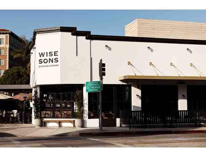 $25 Gift Card for Wise Sons Jewish Delicatessen