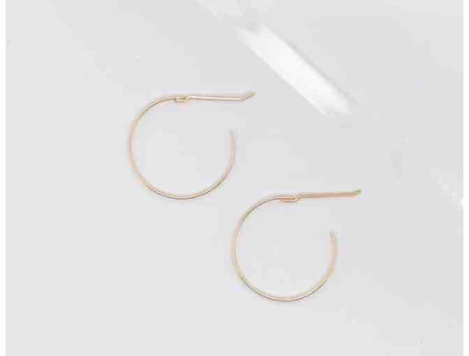 Gavi Gold Hoop (mini) Sarah Briggs Jewelry