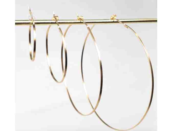 Gavi Gold Hoop (mini) Sarah Briggs Jewelry