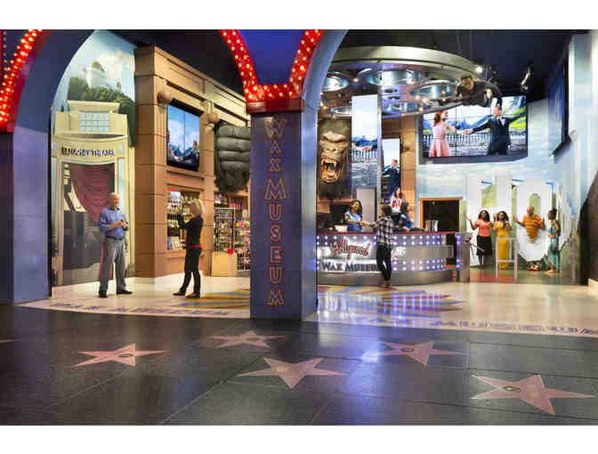 Two tickets for admission to the Hollywood Wax Museum and Guinness World Records Museum