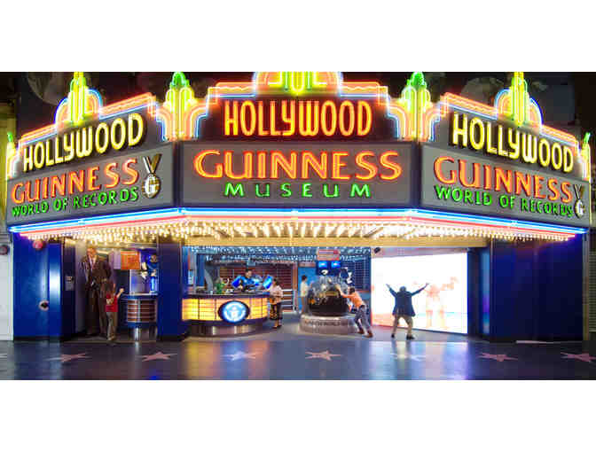 Two tickets for admission to the Hollywood Wax Museum and Guinness World Records Museum