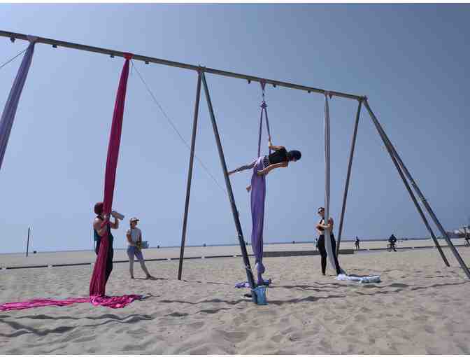 Aerials at the Beach with Sharyn