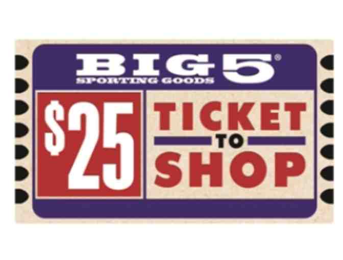 Big 5 Sporting Goods - $25 e-gift card