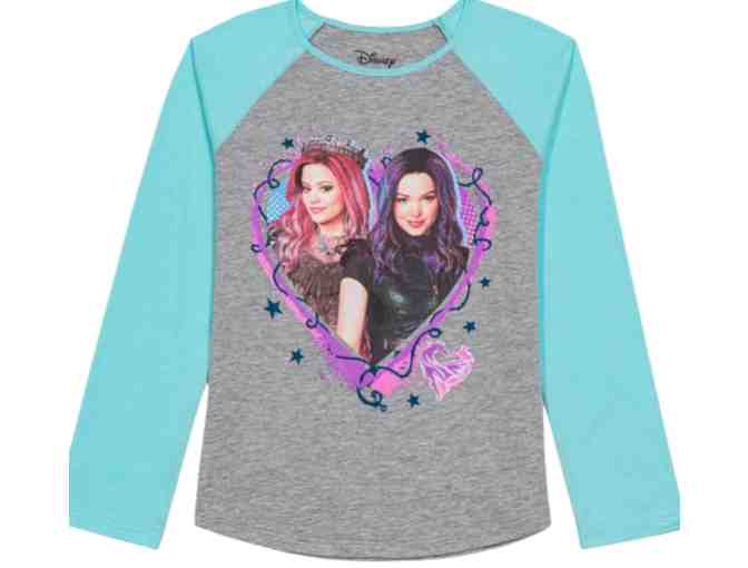 Hoodie and Mask Set and Disney's Descendants Girls Long Sleeve Tee