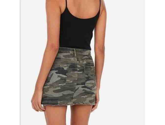 Express brand Camoflauge Mini-skirt