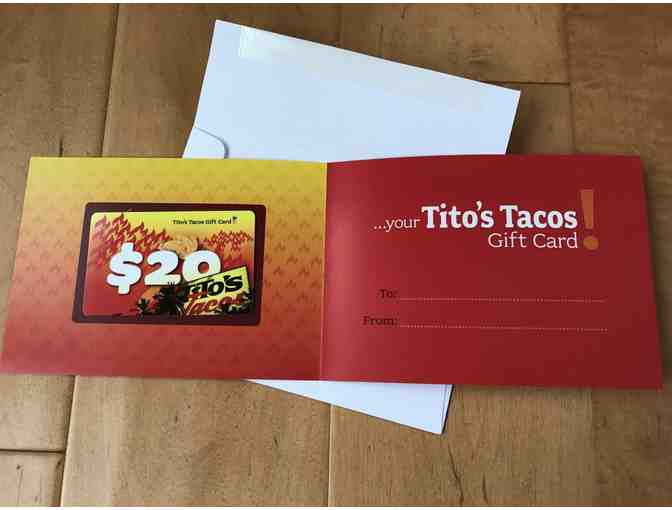 Tito's Tacos $20 Gift Card (2/10)