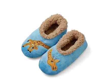 Snoozies Kids Giraffe Slippers (Size Large)