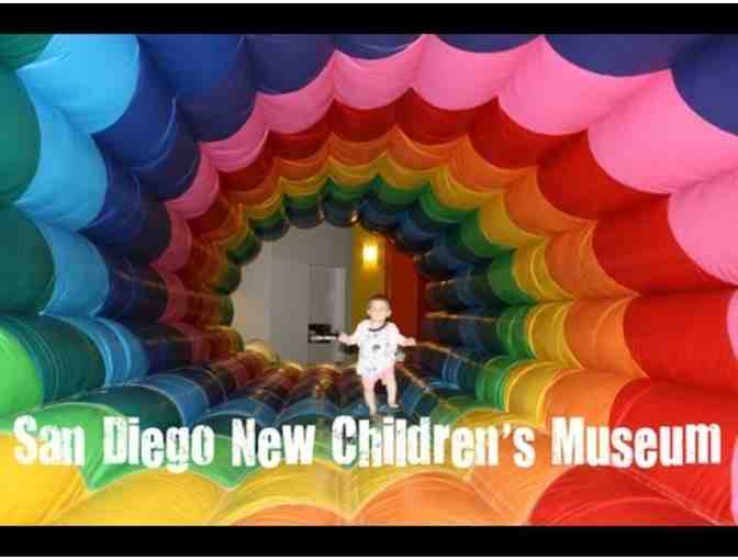 Family Four (4) Pack of Guess Passes to The New Children's Museum in San Diego, California