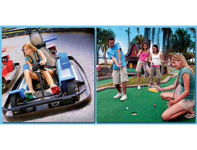 4 Mini Golf or Go Kart Rides at Boomers!