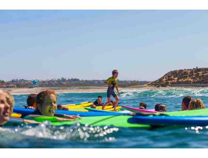 Certificate for One Week (1/2 day) Surf Camp at Surfin Fire in Carlsbad or Oceanside, CA