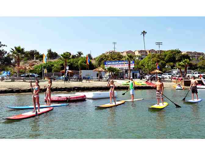 One Hour Stand Up Paddle (SUP) Board Rental from Carlsbad Watersports at Carlsbad Lagoon