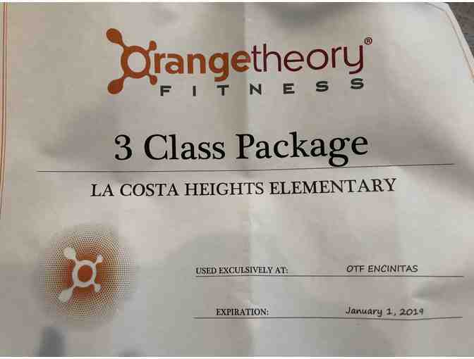 Orange Theory Fitness - Three Class Package at Orange theory, Encinitas plus swag