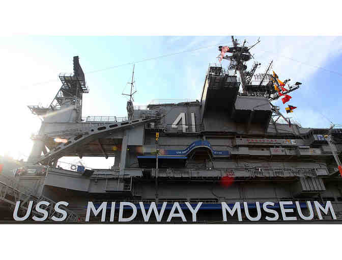 USS Midway Museum in San Diego, CA Family Pack of Four Guest Passes
