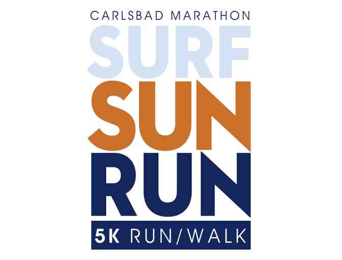 One Registration for: 2020 Carlsbad Marathon, Half Marathon OR Surf Sun Run 5K