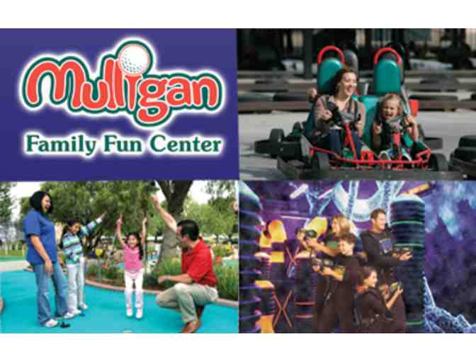6 One Attraction Tickets and 6 Rounds of Mini Golf at Mulligan Family Fun Center - Photo 1