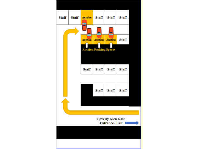 (1) Year-Long Reserved Parking Space at Sinai Akiba Academy
