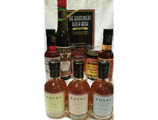 KOVAL Distillery tour for two and KOVAL Whiskey sampler and bar kit