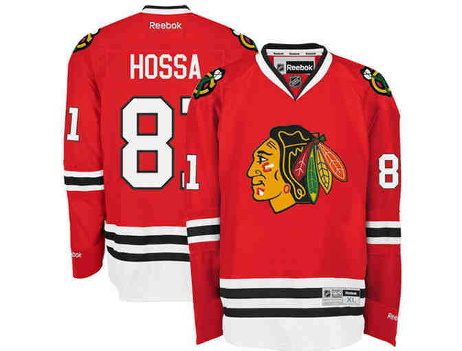 Marian Hossa Autographed Blackhawk Jersey