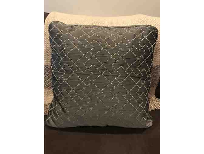 Accent Pillows and Chenille Throw