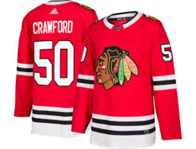 Corey Crawford Autographed Blackhawks Jersey