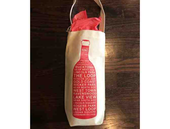 Chicago Goods-Chicago Flag Art, Chicago Wine Bag & Tote