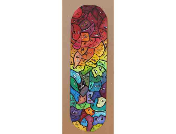Original Skateboard Artwork by Lane Student, Angela Achanzar