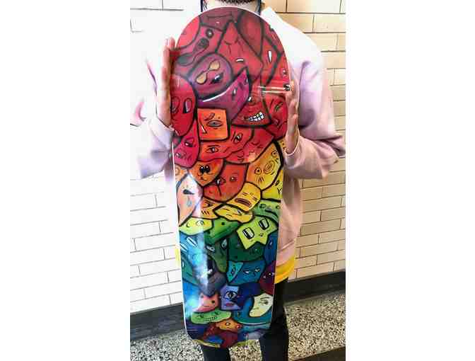 Original Skateboard Artwork by Lane Student, Angela Achanzar