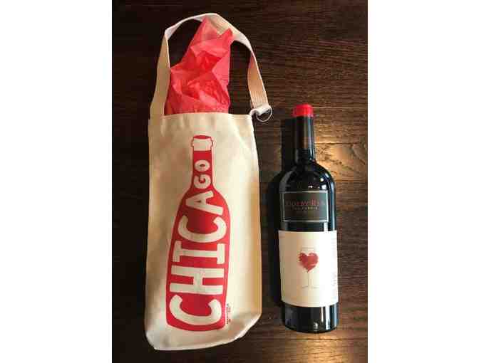 Chicago Goods-Chicago Flag Art, Chicago Wine Bag & Tote