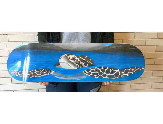 Original Skateboard Artwork by Lane Student, Bianey Iman