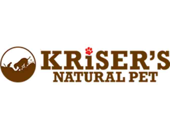 Basket of Kriser's Natural Pet Dog Products