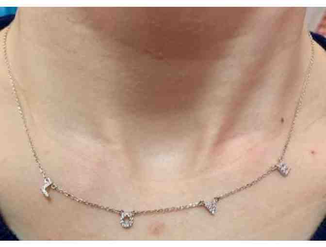 Sterling Silver 'LOVE' necklace