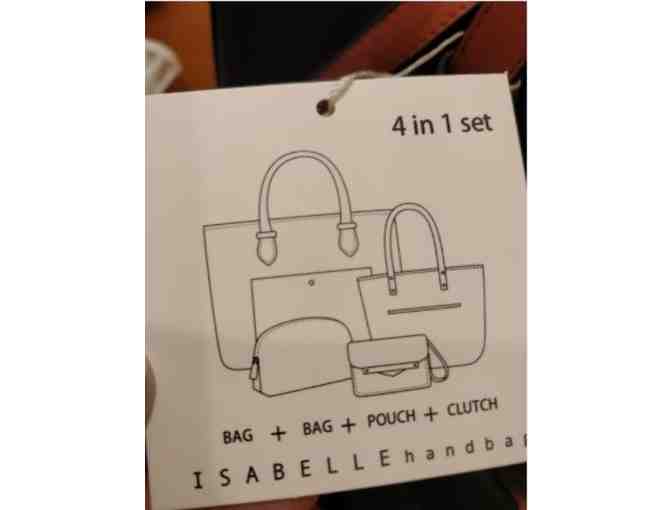 Isabelle Vegan Leather 4 in 1 Handbag Set