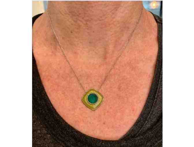 Green & Gold Necklace from Stanley Brown Jewelist
