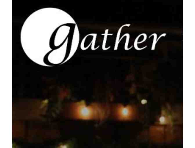 Seasonal Dinner for Two with Wine Pairing at Gather